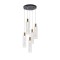ΦΩΤΙΣΤΙΚΟ ΚΡΕΜΑΣΤΟ ΓΥΑΛΙ 5ΦΩΤΟ LED 38W 4400Lm 3000K Φ350x1930mm ΔΙΑΦΑΝΕΣ ARTE ILLUMINA VIAL