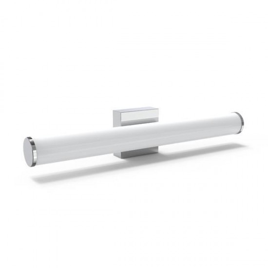 ΑΠΛΙΚΑ ΜΠΑΝΙΟΥ ΜΕΤΑΛΛΟ-ΠΛΑΣΤΙΚΟ ΟΒΑΛ LED 15W 1500Lm 3CCT(3000-4000-6000K) 600X102mm IP44 ΑΣΗΜΙ ARTE ILLUMINA PALΜ