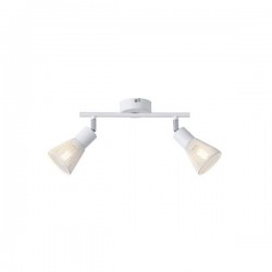 ΣΠΟΤ ΜΕ ΔΙΧΤΥ ΜΕΤΑΛΛΟ 2ΦΩΤΟ 2XE14 Max 8W 255X80X145mm ΛΕΥΚΟ ARTE ILLUMINA MESHY