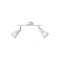 ΣΠΟΤ ΜΕ ΔΙΧΤΥ ΜΕΤΑΛΛΟ 2ΦΩΤΟ 2XE14 Max 8W 255X80X145mm ΛΕΥΚΟ ARTE ILLUMINA MESHY
