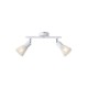 ΣΠΟΤ ΜΕ ΔΙΧΤΥ ΜΕΤΑΛΛΟ 2ΦΩΤΟ 2XE14 Max 8W 255X80X145mm ΛΕΥΚΟ ARTE ILLUMINA MESHY