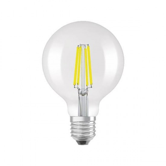 ΛΑΜΠΑ G95 FILAMENT 4W 840LM Ε27 3000K 220-240V CLEAR