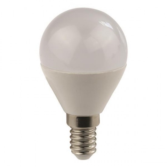 ΛΑΜΠΑ LED ΣΦΑΙΡΙΚΗ 6W 470lm Ε14 2700K 175-250V BLISTER