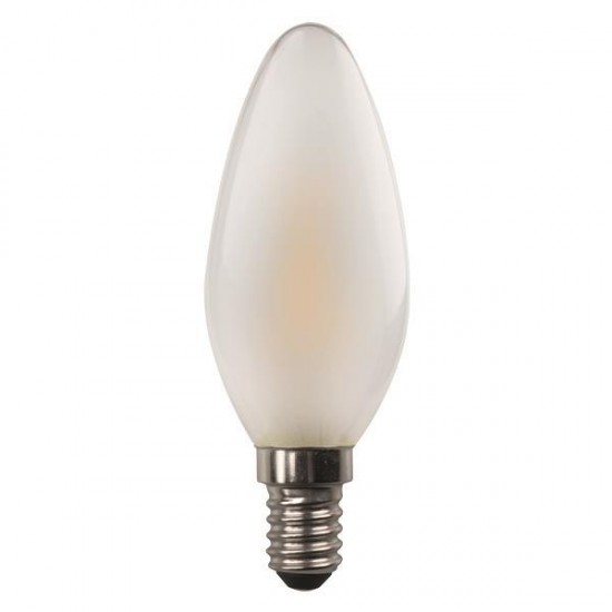 ΛΑΜΠΑ LED ΚΕΡΙ CROSSED FILAMENT 4.2W 480lm E14 6500K 220-240V FROST DIMMABLE