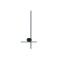 ΑΠΛΙΚΑ TOIXOY ΜΕΤΑΛΛΟ-ΑΚΡΥΛΙΚΟ LED 12W 840Lm 3000K 600X260X60mm ΑΡΙΣΤΕΡΗ ΜΑΥΡΟ ARTE ILLUMINA CLIO
