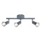 ΣΠΟΤ ΚΙΝΗΤΟ ΜΕΤΑΛΛΟ 3ΦΩΤΟ 3XGU10 Max 7W 300X80X125mm ΓΚΡΙ ARTE ILLUMINA VORRAS