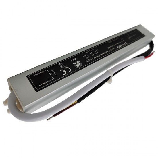 ΤΡΟΦΟΔΟΤΙΚΟ ΜΕΤΑΛΛΙΚΟ 24V DC 30W IP67 PLUS