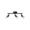 ΣΠΟΤ ΚΙΝΗΤΟ ΜΕΤΑΛΛΟ 3ΦΩΤΟ 3XGU10 Max 7W 300X80X125mm ΜΑΥΡΟ ARTE ILLUMINA VORRAS