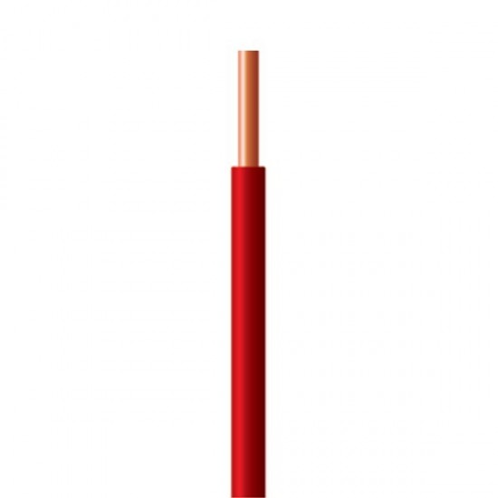 ΚΑΛΩΔΙΟ NYA ΗΟ7V-U 1Χ1,5mm² ΚΟΚΚΙΝΟ (100m/Roll)