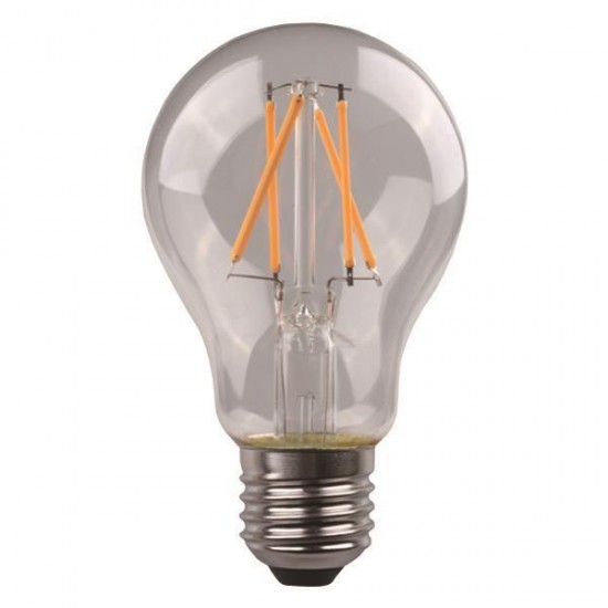 ΛΑΜΠΑ LED ΚΟΙΝΗ CROSSED FILAMENT 4.5W 480lm E27 2700K 220-240V CLEAR BLISTER