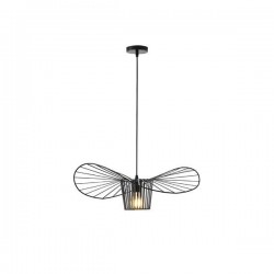 ΦΩΤΙΣΤΙΚΟ ΚΡΕΜΑΣΤΟ ΜΕΤΑΛΛΟ ΜΟΝΟΦΩΤΟ 1xΕ27 Max 15W Φ600X1270mm ΜΑΥΡΟ ARTE ILLUMINA CAP