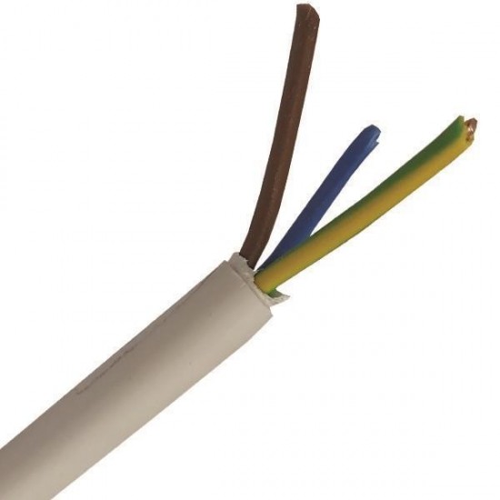 ΚΑΛΩΔΙΟ NYΜ A05VV-U 3Χ2,5mm² ΛΕΥΚΟ(1000m/Drum)