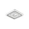 ΠΛΑΦΟΝΙΕΡΑ ΜΕΤΑΛΛΟ-ΠΛΑΣΤΙΚΟ LED 60W 4680Lm 3CCT(3000-4000-6000K) Φ490X50mm ΛΕΥΚΟ ARTE ILLUMINA MOTIVO