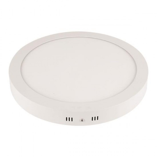 ΦΩΤΙΣΤΙΚΟ ΕΞΩΤΕΡΙΚΟ LED SLIM 12W 6500K Φ170 ΛΕΥΚΟ PLUS