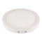 ΦΩΤΙΣΤΙΚΟ ΕΞΩΤΕΡΙΚΟ LED SLIM 12W 6500K Φ170 ΛΕΥΚΟ PLUS