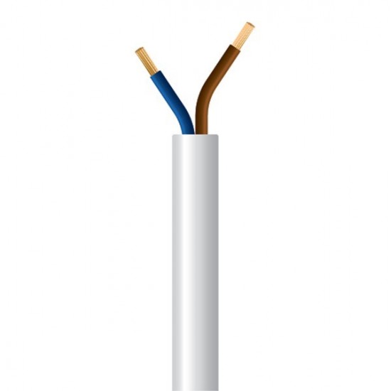 ΚΑΛΩΔΙΟ ΕΥΚΑΜΠΤΟ H05VV-F 3Χ1,5mm² ΛΕΥΚΟ (1000m/Drum)