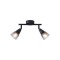 ΣΠΟΤ ΜΕΤΑΛΛΟ ΓΥΑΛΙ 2ΦΩΤΟ 2XE14 Max 8W 220X80X165mm ΦΙΜΕ ARTE ILLUMINA CLASSY