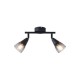 ΣΠΟΤ ΜΕΤΑΛΛΟ ΓΥΑΛΙ 2ΦΩΤΟ 2XE14 Max 8W 220X80X165mm ΦΙΜΕ ARTE ILLUMINA CLASSY