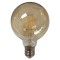 ΛΑΜΠΑ LED ΓΛΟΜΠΟΣ G125 FILAMENT 8W 1055lm Ε27 2400K 220-240V GOLD GLASS DIMMABLE