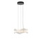ΦΩΤΙΣΤΙΚΟ ΚΡΕΜΑΣΤΟ ΑΚΡΥΛΙΚΟ ΣΤΡΟΓΓΥΛΟ LED 24W 2160Lm 3000K Φ340X1250mm ΜΑΥΡΟ ARTE ILLUMINA FIRENZE