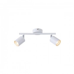 ΣΠΟΤ ΜΕΤΑΛΛΟ 2ΦΩΤΟ 2XGU10 Max 7W 300X155mm ΛΕΥΚΟ ARTE ILLUMINA OLYMP