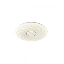 ΠΛΑΦΟΝΙΕΡΑ ΜΕΤΑΛΛΟ-ΠΛΑΣΤΙΚΟ LED 60W 5580Lm 3CCT(3000-4000-6500K) Φ480X75mm ΛΕΥΚΟ ARTE ILLUMINA TRIANO