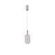 ΦΩΤΙΣΤΙΚΟ ΚΡΕΜΑΣΤΟ ΜΕΤΑΛΛΟ ΜΟΝΟΦΩΤΟ LED 6.3W 648Lm 3000K Φ130X1588mm ΑΣΗΜΙ ARTE ILLUMINA PERFORATO