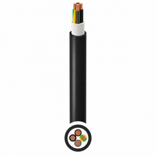 ΚΑΛΩΔΙΟ ΠΥΡΑΝΤΟΧΟ N2XH B2CA 5X2,5mm² ΜΑΥΡΟ (1000m/Drum)