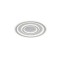 ΠΛΑΦΟΝΙΕΡΑ ΜΕΤΑΛΛΟ-ΠΛΑΣΤΙΚΟ LED 60W 3840Lm 3CCT(3000-4000-6500K) Φ510X60mm ΛΕΥΚΟ ARTE ILLUMINA MOTIVO