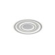 ΠΛΑΦΟΝΙΕΡΑ ΜΕΤΑΛΛΟ-ΠΛΑΣΤΙΚΟ LED 60W 3840Lm 3CCT(3000-4000-6500K) Φ510X60mm ΛΕΥΚΟ ARTE ILLUMINA MOTIVO