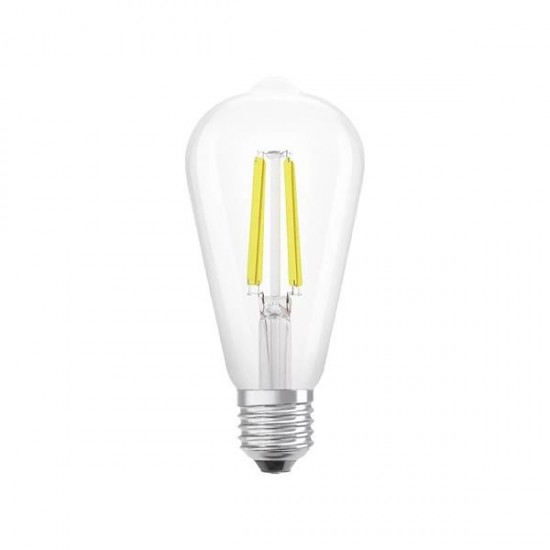 ΛΑΜΠΑ ST64 FILAMENT 4W 840lm E27 3000K 220-240V CLEAR
