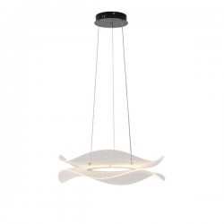 ΦΩΤΙΣΤΙΚΟ ΚΡΕΜΑΣΤΟ ΑΚΡΥΛΙΚΟ ΣΤΡΟΓΓΥΛO LED 36W 3240Lm 3000K Φ540X1250mm ΜΑΥΡΟ ARTE ILLUMINA FIRENZE