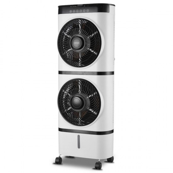 AIR COOLER ΔΙΠΛΟ ΛΕΥΚΟ-ΜΑΥΡΟ 7L 125W ΜΕ ΚΟΝΤΡΟΛ