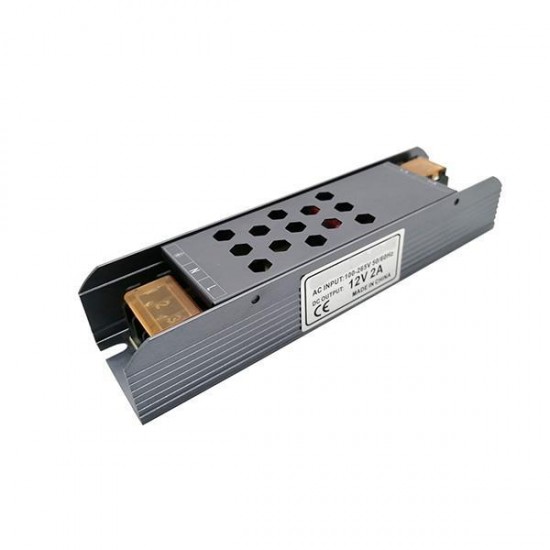 ΤΡΟΦΟΔΟΤΙΚΟ ΜΕΤΑΛΛΙΚΟ 12V DC 24W IP20 PRO