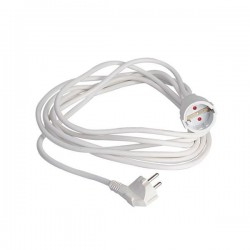 ΠΡΟΕΚΤΑΣΗ ΚΑΛΩΔΙΟΥ ΣΟΥΚΟ 3m 3X1.5mm IP20 ΛΕΥΚΗ