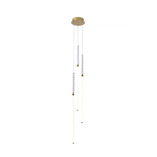 ΦΩΤΙΣΤΙΚΟ ΚΡΕΜΑΣΤΟ LED 33W 1980Lm 3000K 200X2000mm ΛΕΥΚΟ-ΧΡΥΣΟ ARTE ILLUMINA PEARLETTE