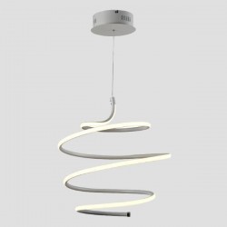ΦΩΤΙΣΤΙΚΟ ΚΡΕΜΑΣΤΟ ΣΤΡΟΓΓΥΛΟ LED 60W 2000lm 3000K Φ430X1200 ΛΕΥΚΟ ARTE ILLUMINA SATURN