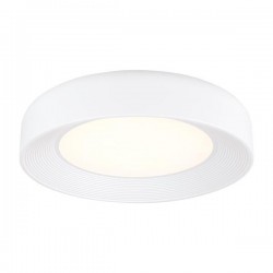 ΠΛΑΦΟΝΙΕΡΑ ΜΕΤΑΛΛΟ-ΑΚΡΥΛΙΚΟ LED 40W 3042Lm 3000K Φ500X100mm ΛΕΥΚΟ ARTE ILLUMINA UPON