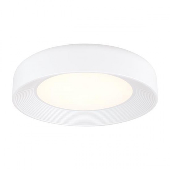ΠΛΑΦΟΝΙΕΡΑ ΜΕΤΑΛΛΟ-ΑΚΡΥΛΙΚΟ LED 40W 3042Lm 3000K Φ500X100mm ΛΕΥΚΟ ARTE ILLUMINA UPON