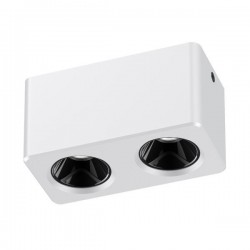 ΣΠΟΤ ΕΞΩΤΕΡΙΚΑ ΑΛΟΥΜΙΝΙΟΥ 2x7W 3CCT  75X150X79 ΛΕΥΚΟ