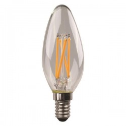 ΛΑΜΠΑ LED ΚΕΡΙ CROSSED FILAMENT 6,5W 806lm E14 6500K 220-240V BLISTER