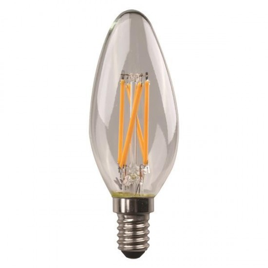 ΛΑΜΠΑ LED ΚΕΡΙ CROSSED FILAMENT 6,5W 806lm E14 6500K 220-240V BLISTER