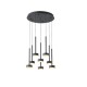 ΦΩΤΙΣΤΙΚΟ ΚΡΕΜΑΣΤΟ 55W 3300Lm 3000K Φ50XH180 ΜΑΥΡΟ ARTE ILLUMINA ISOLA