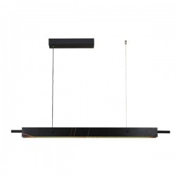 ΦΩΤΙΣΤΙΚΟ ΚΡΕΜΑΣΤΟ ΓΡΑΜΜΙΚΟ LED 20W L124*W5.6*H7CM 3 CCT  ΜΑΥΡΟ ARTE ILLUMINA