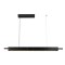 ΦΩΤΙΣΤΙΚΟ ΚΡΕΜΑΣΤΟ ΓΡΑΜΜΙΚΟ LED 20W L124*W5.6*H7CM 3 CCT  ΜΑΥΡΟ ARTE ILLUMINA