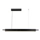 ΦΩΤΙΣΤΙΚΟ ΚΡΕΜΑΣΤΟ ΓΡΑΜΜΙΚΟ LED 20W L124*W5.6*H7CM 3 CCT  ΜΑΥΡΟ ARTE ILLUMINA