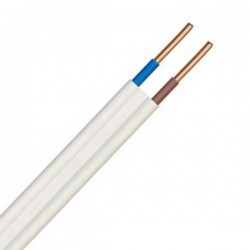 ΚΑΛΩΔΙΟ ΠΛΑΚΕ NYΙFY-R 2Χ1,5mm² ΛΕΥΚΟ (100m/roll)