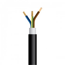 ΚΑΛΩΔΙΟ NYY J1VV-U 3X1,5mm² ΜΑΥΡΟ (100m/Roll)