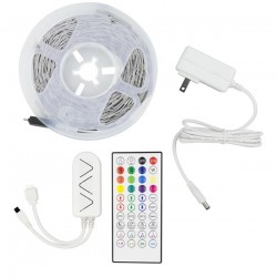 ΤΑΙΝΙΑ LED PIXEL KIT RGB 5 ΜΕΤΡΩΝ 12V + DRIVER + Wifi CONTROLLER ΜΕ ΜΟΥΣΙΚΗ IP20