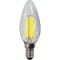 ΛΑΜΠΑ ΚΕΡΙ C35 FILAMENT 2,5W 525lm E14 3000K 220-240V CLEAR